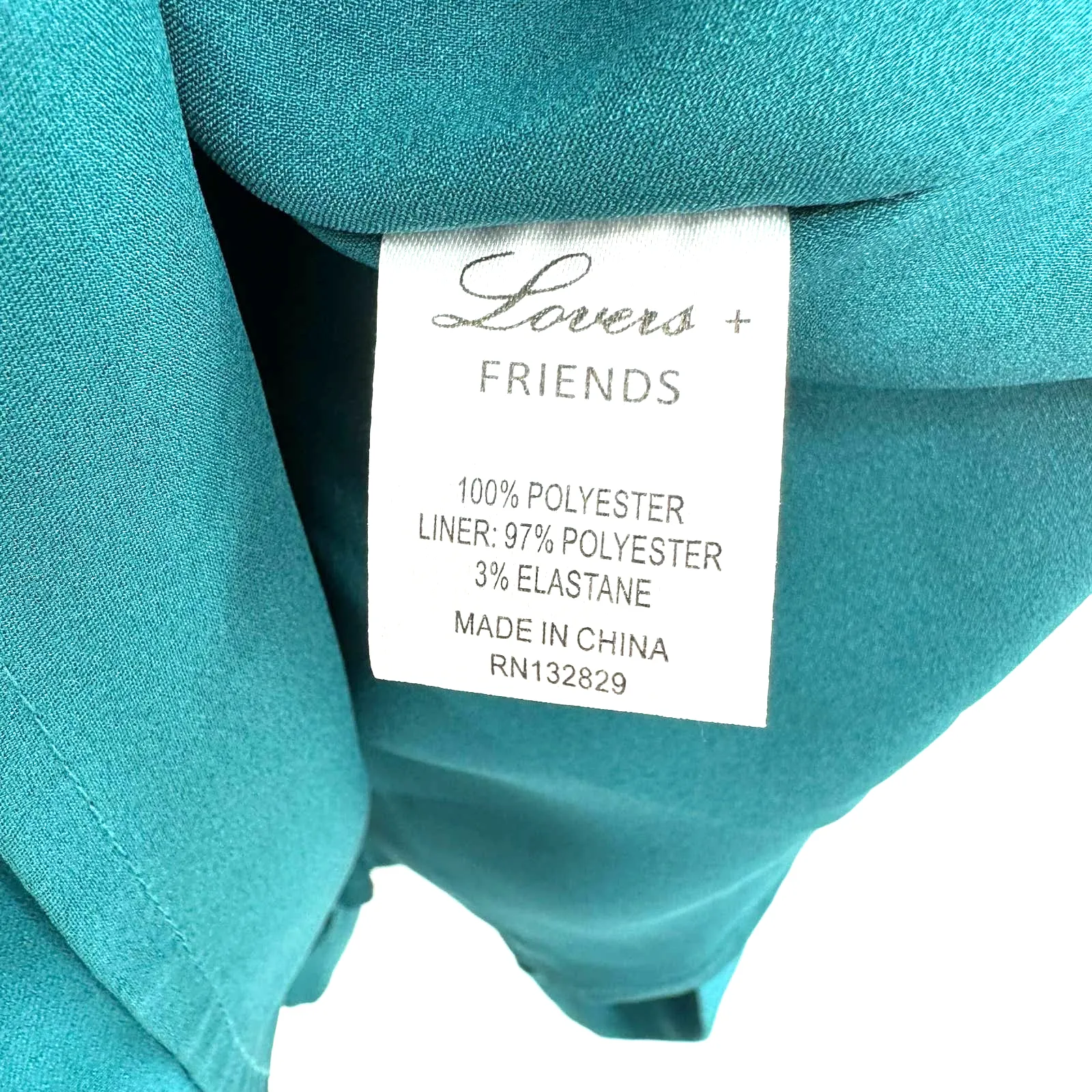 Lovers + Friends size small teal sleeveless dress‎ trapeze style keyhole back - Image 5