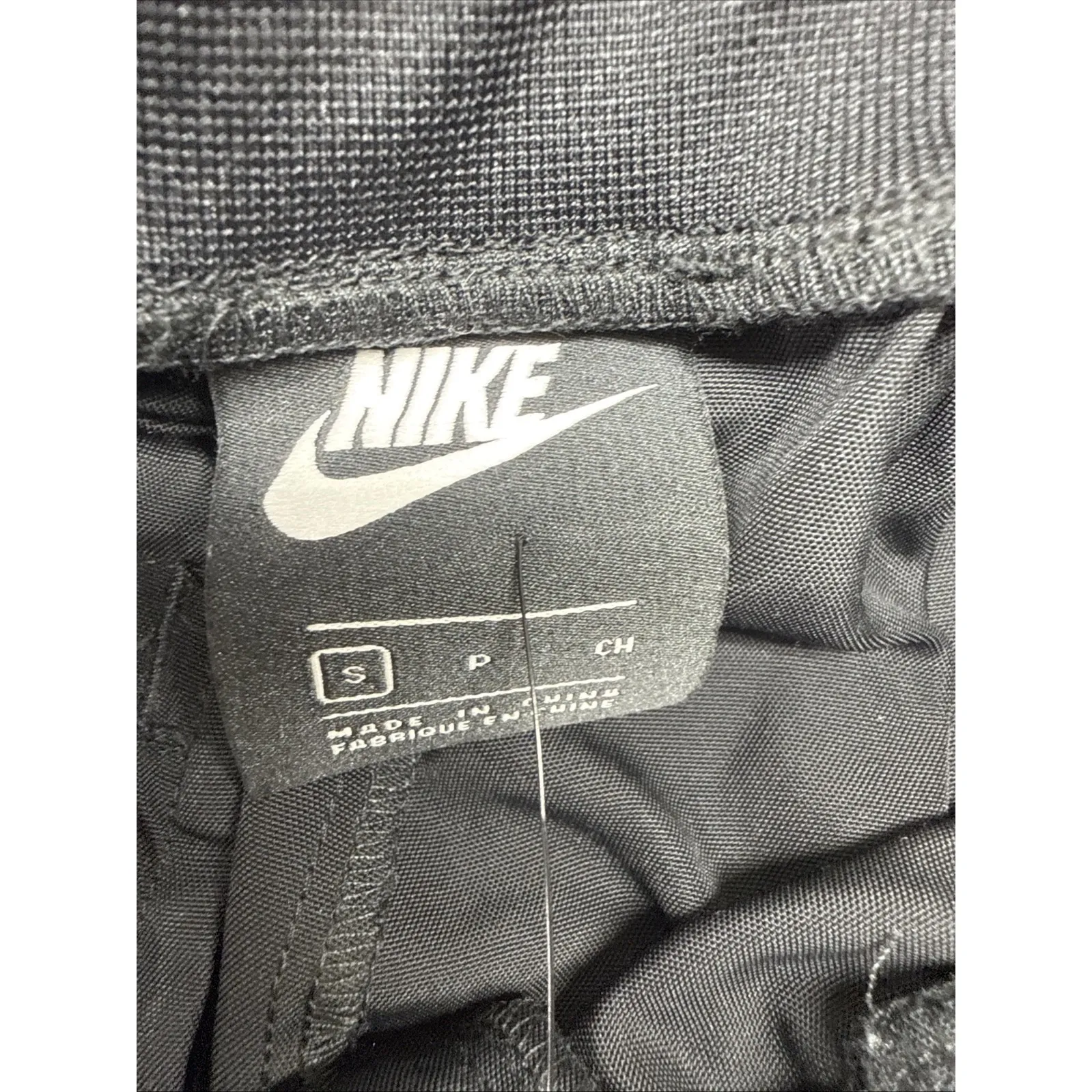 Nike Jogger Womens Small Black‎ Tech Wear Street Wear Glossy Zippers Baggy $110 - Image 4