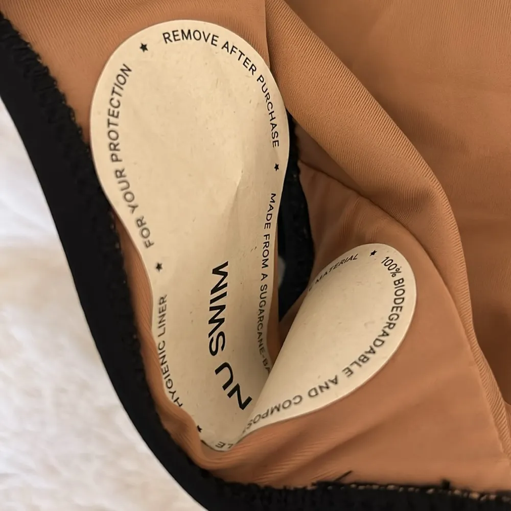 Nu Swim Paradise One Shoulder Swimsuit Black Size XXL - Image 8