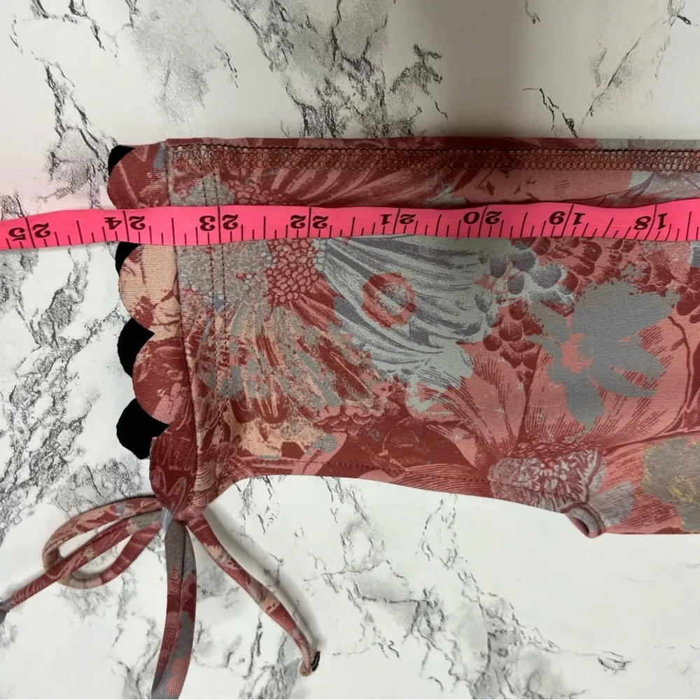 Anthropologie Daily Practice Allie Floral Leggings scalloped Sz S - Image 4