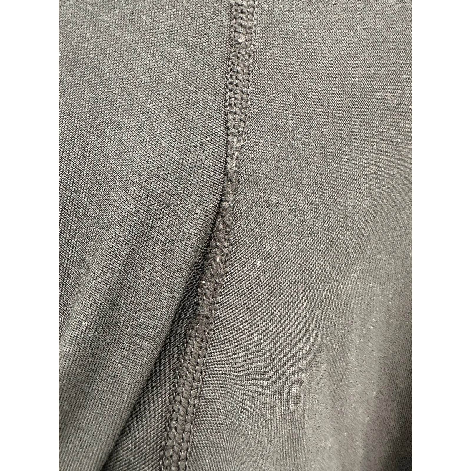 Nike Dri-fit Running Leggings Women Medium Black Zipper‎ Training Pants - Image 5