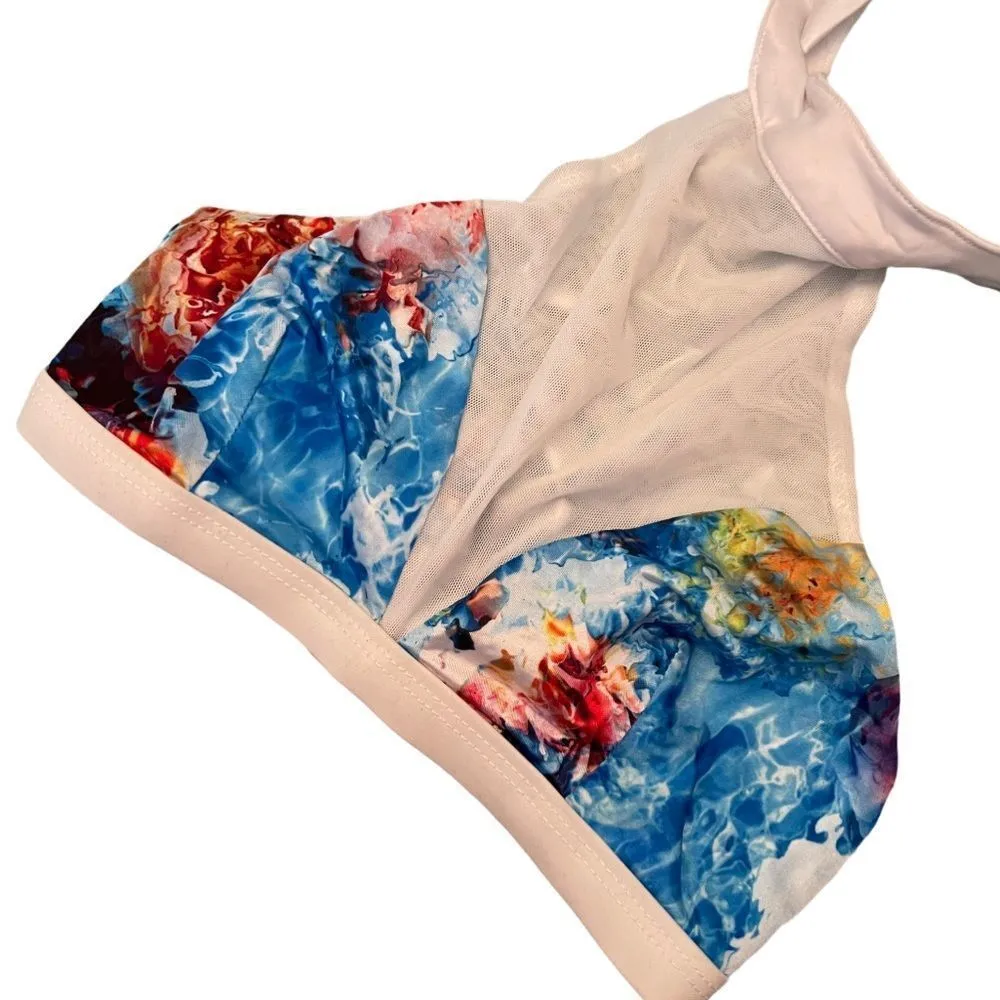 Beach Bunny Wave Lengths Halter‎ Bikini Top - Image 2