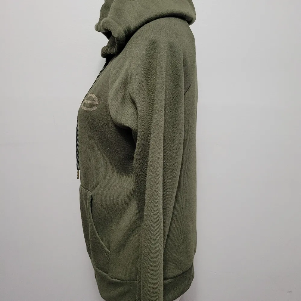 BEBE SPORT GOLD FOIL LOGO HOODIE SIZE MEDIUM - Image 4