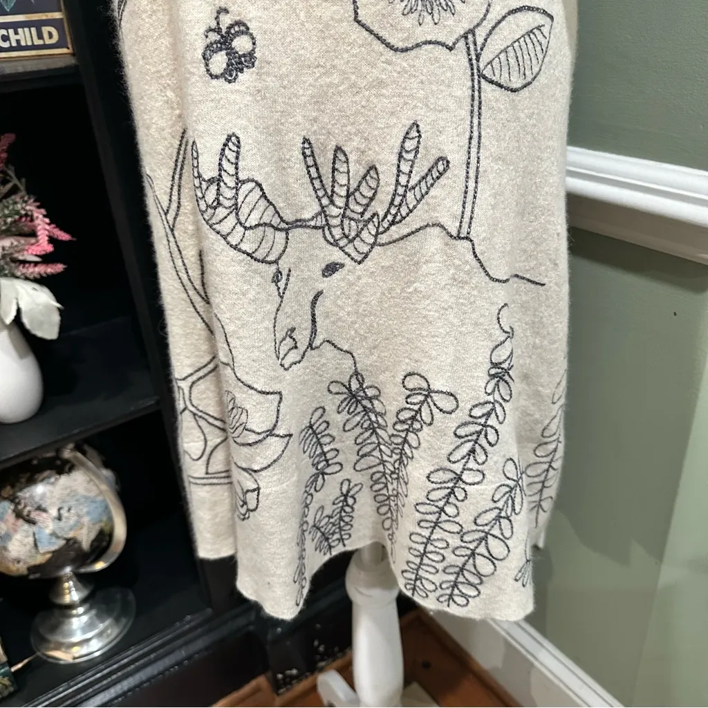 Anthropologies Spare Vista Wool Sweaterdress by Moth Size Small - Image 3