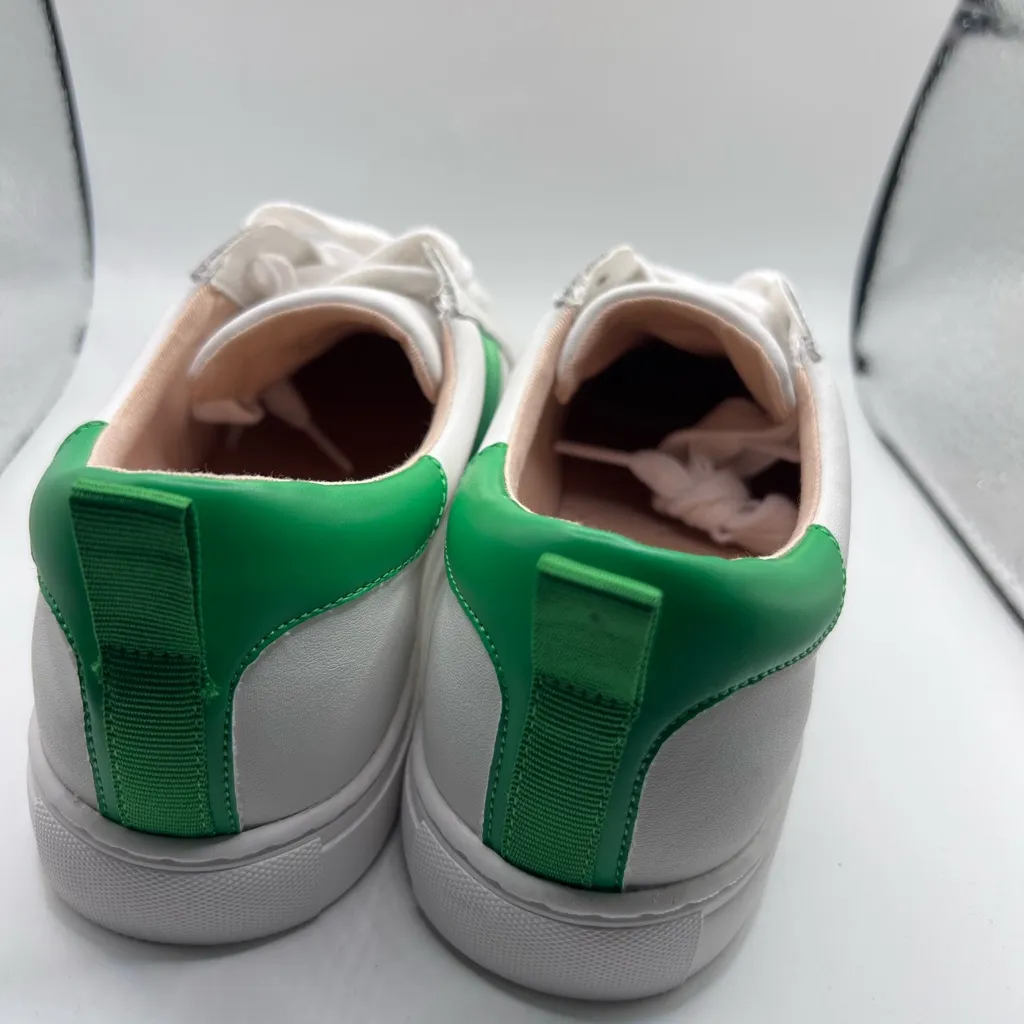 Kate Spade New York Adorn Sneakers Optic White / Fresh Green Women’s Size 8.5 B - Image 5