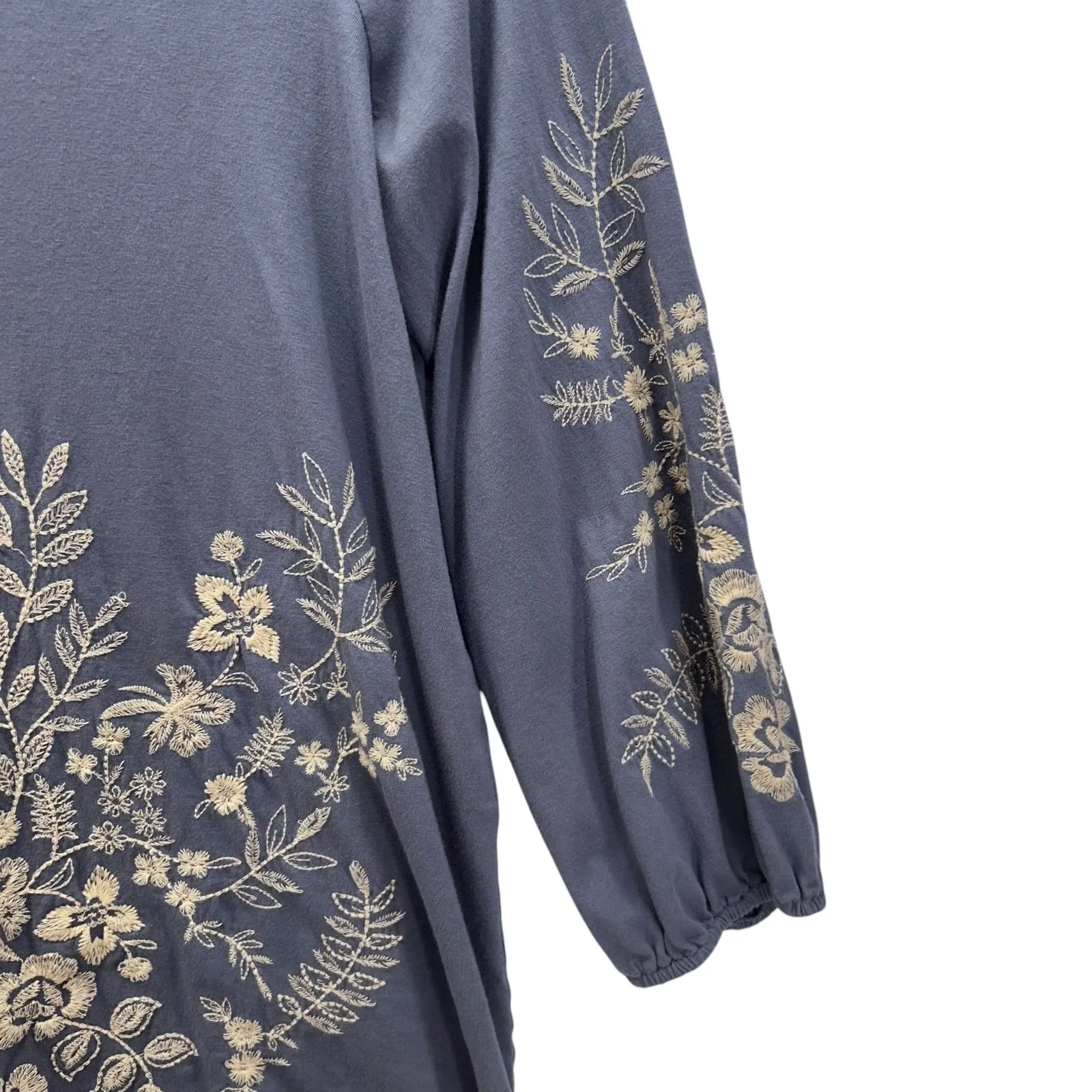 J Jill Cardigan‎ Top Blue XL - Image 2