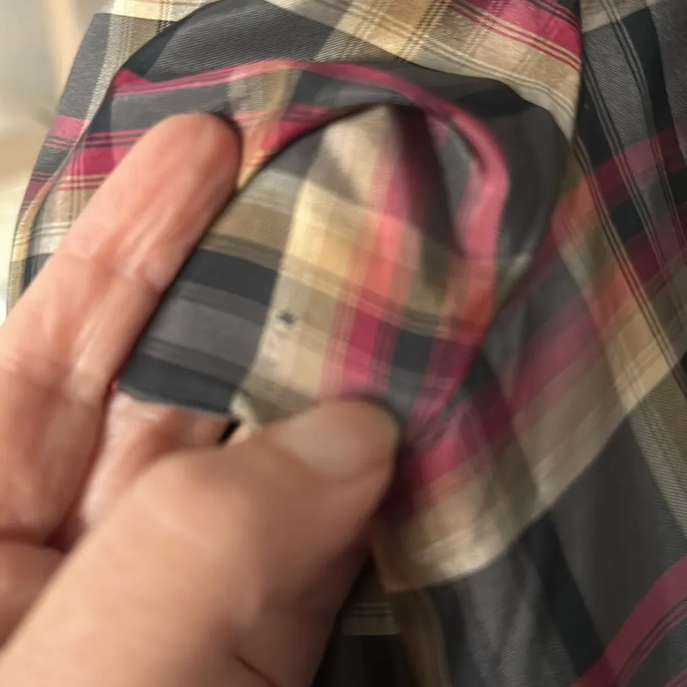 Eci New York Silk Retro Plaid Double Breasted 3 Quarter Sleeve Tie Belt Size 2 - Image 12