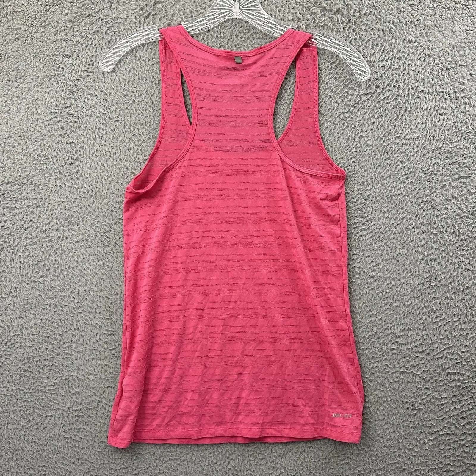 Nike Tank Dri Fit Tank‎ Top Pink Athletic Burnout Running Workout Women's XS - Image 2