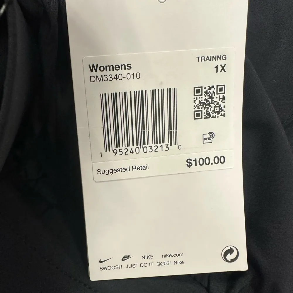 Nike Bliss Luxe Pants Pockets Tapered Mid Rise Training Joggers NEW - Image 5