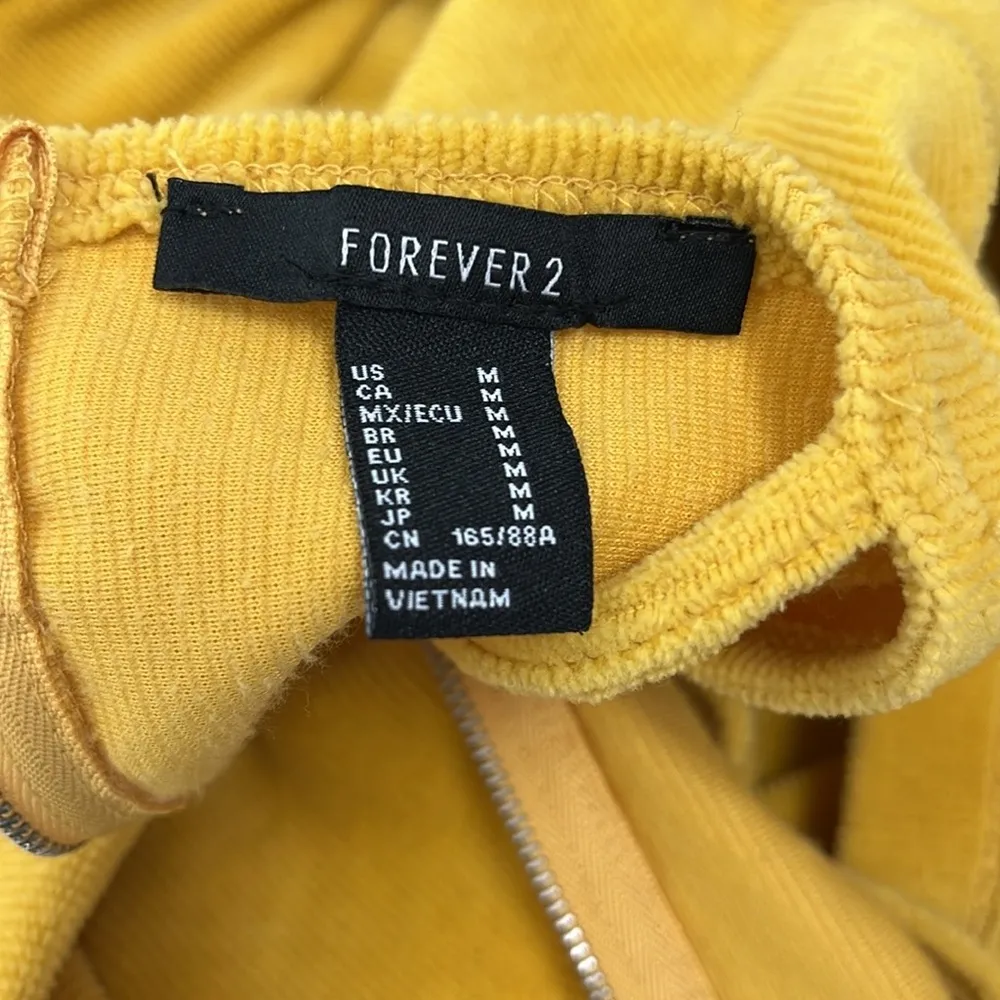 Forever 21  Yellow Tank Mini Bodycon Dress Size M - Image 8