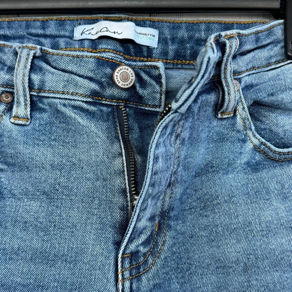 KanCan SZ 25 Skinny Jeans Distressed Rips Mid - Image 9