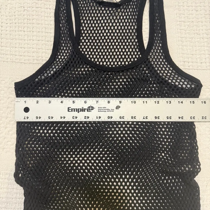 Isabel Marant 1 sheer crochet tunic swim cover up dress SW2 3150 - Image 3