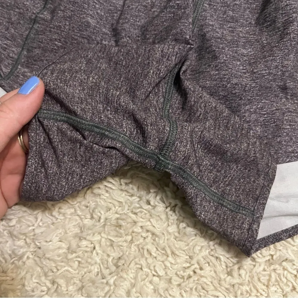 lululemon hotty hot 4" shorts size 10 grey - Image 2