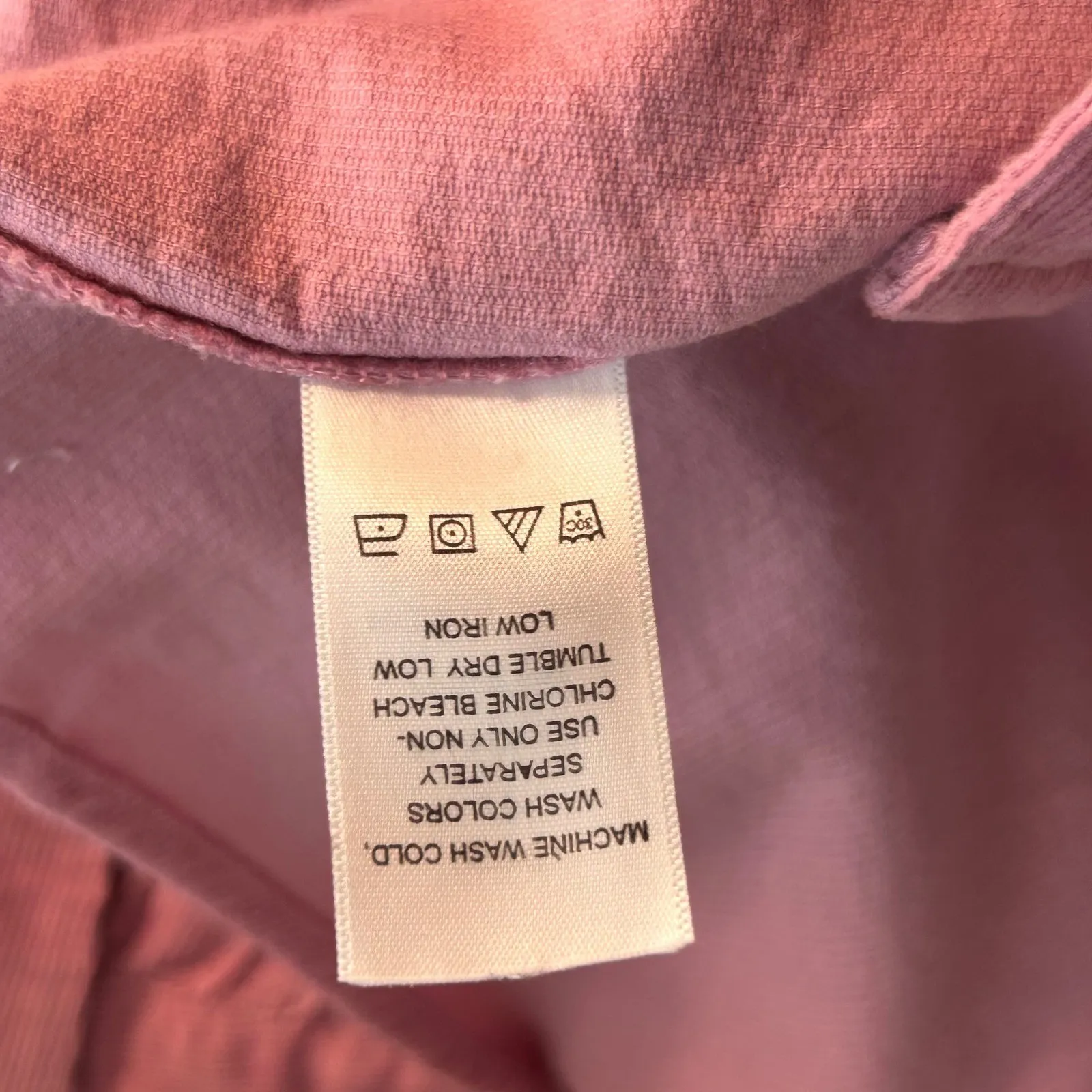 Woman Within Corduroy Button Up Blouse Pink 4X - Image 10