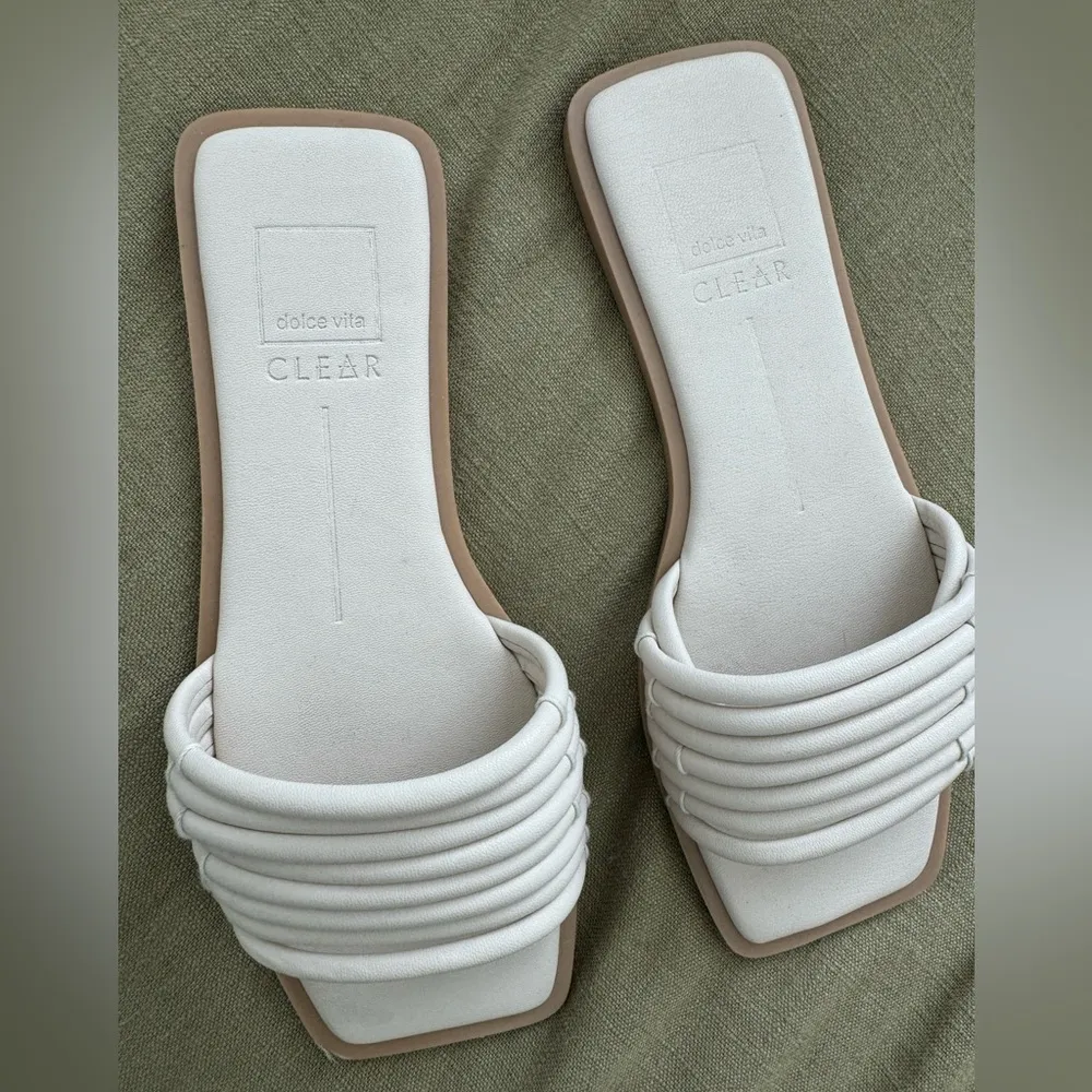 Dolce Vita White Sandals - Image 2