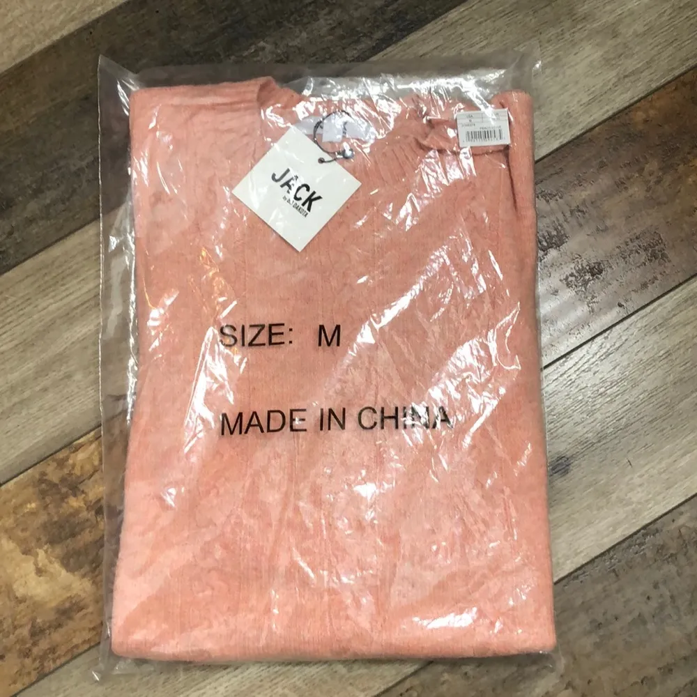 New Jack by BB Dakota Cable Knit Mock Neck Sweater size M - Image 3