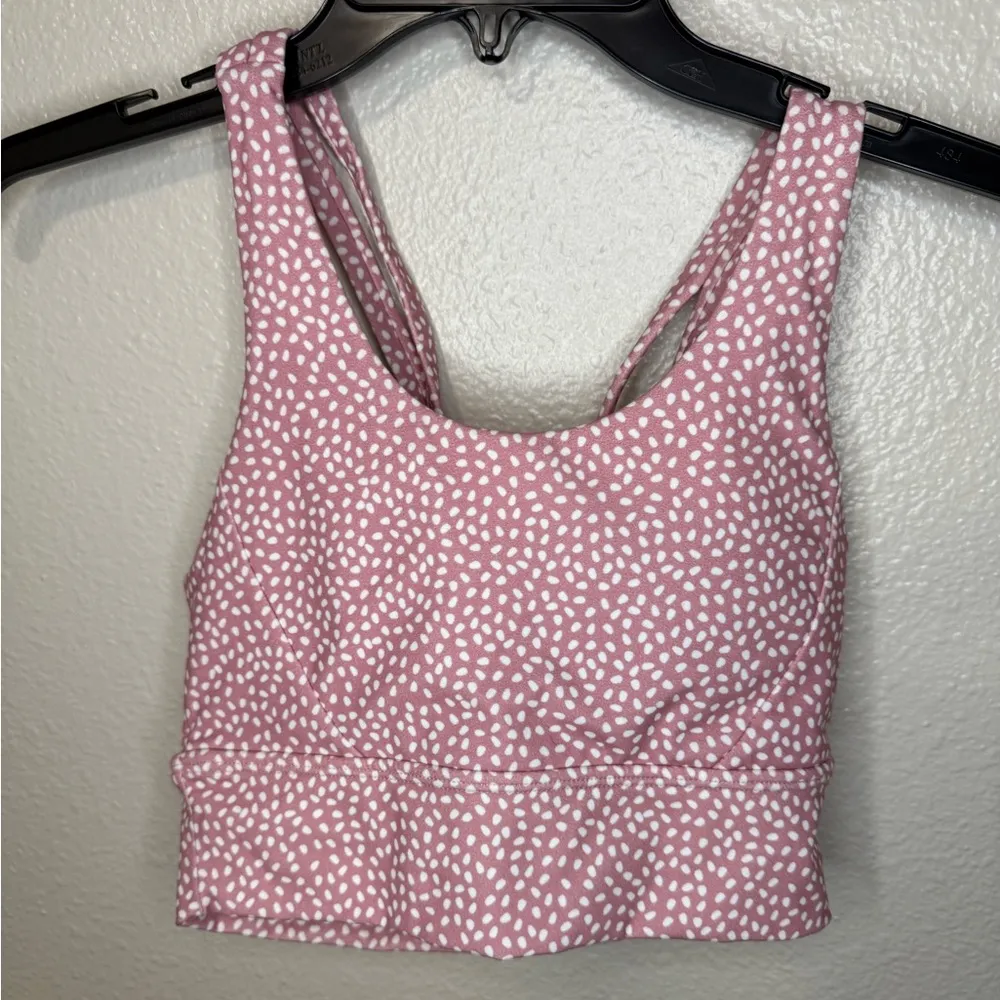 Buffbunny rose sports bra bossy pink print size xs - Image 2