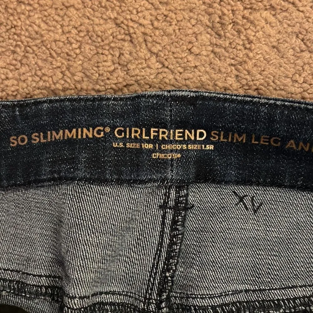 Chico's  so skimming girlfriend size 10 - Image 5