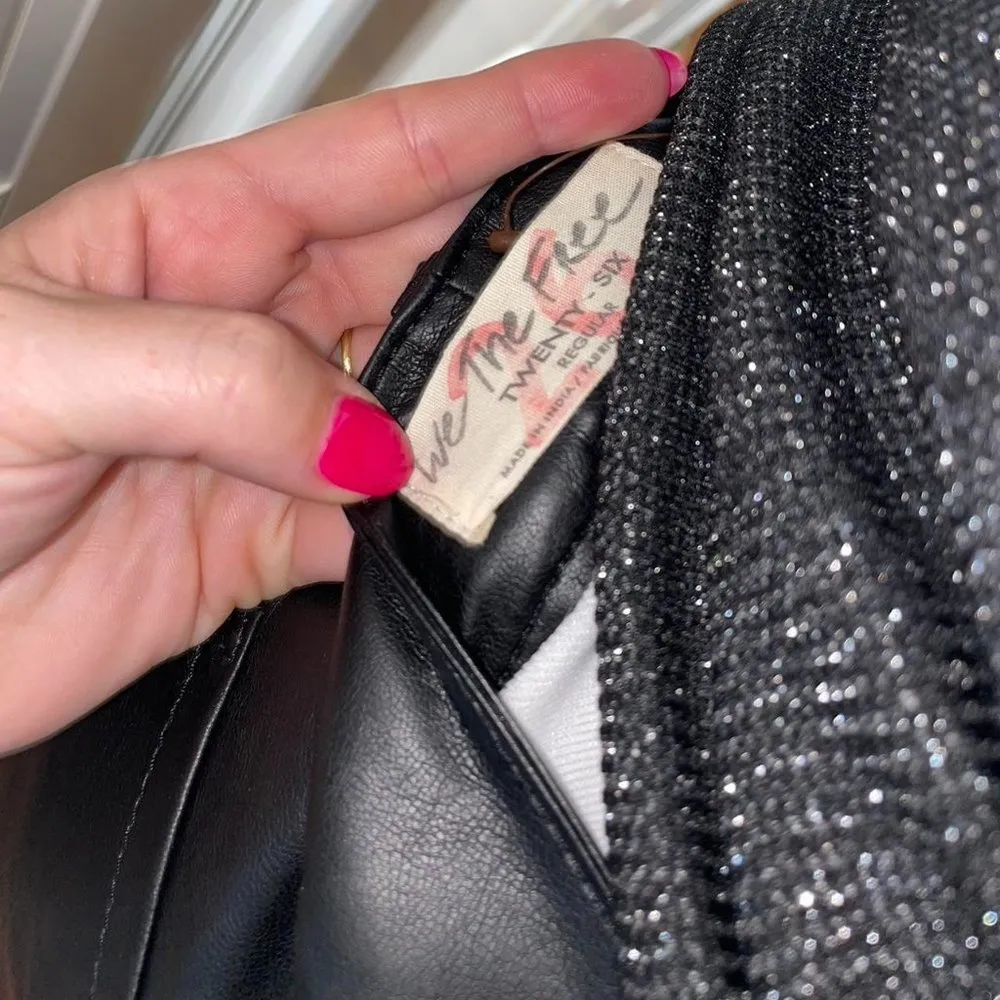 We the free pleather pants - Image 3