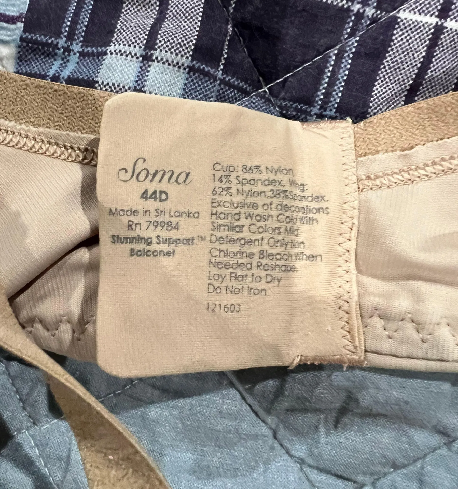 Stunning Support Balconet Bra, Sz 44D - Image 4