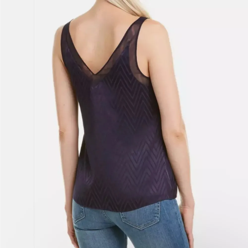 Ted Baker Piiaa Satin Sleeveless Navy Cami Top Size 1 - Image 2