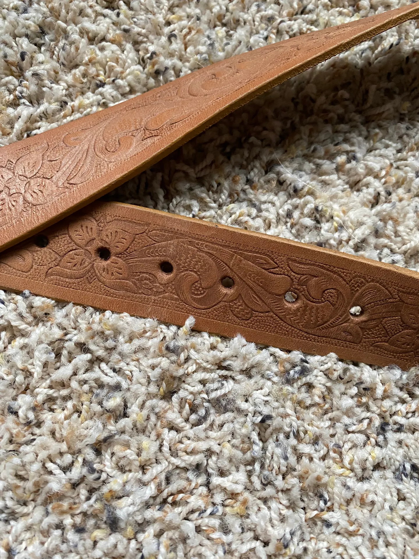 Leather Belt Tan - Image 5