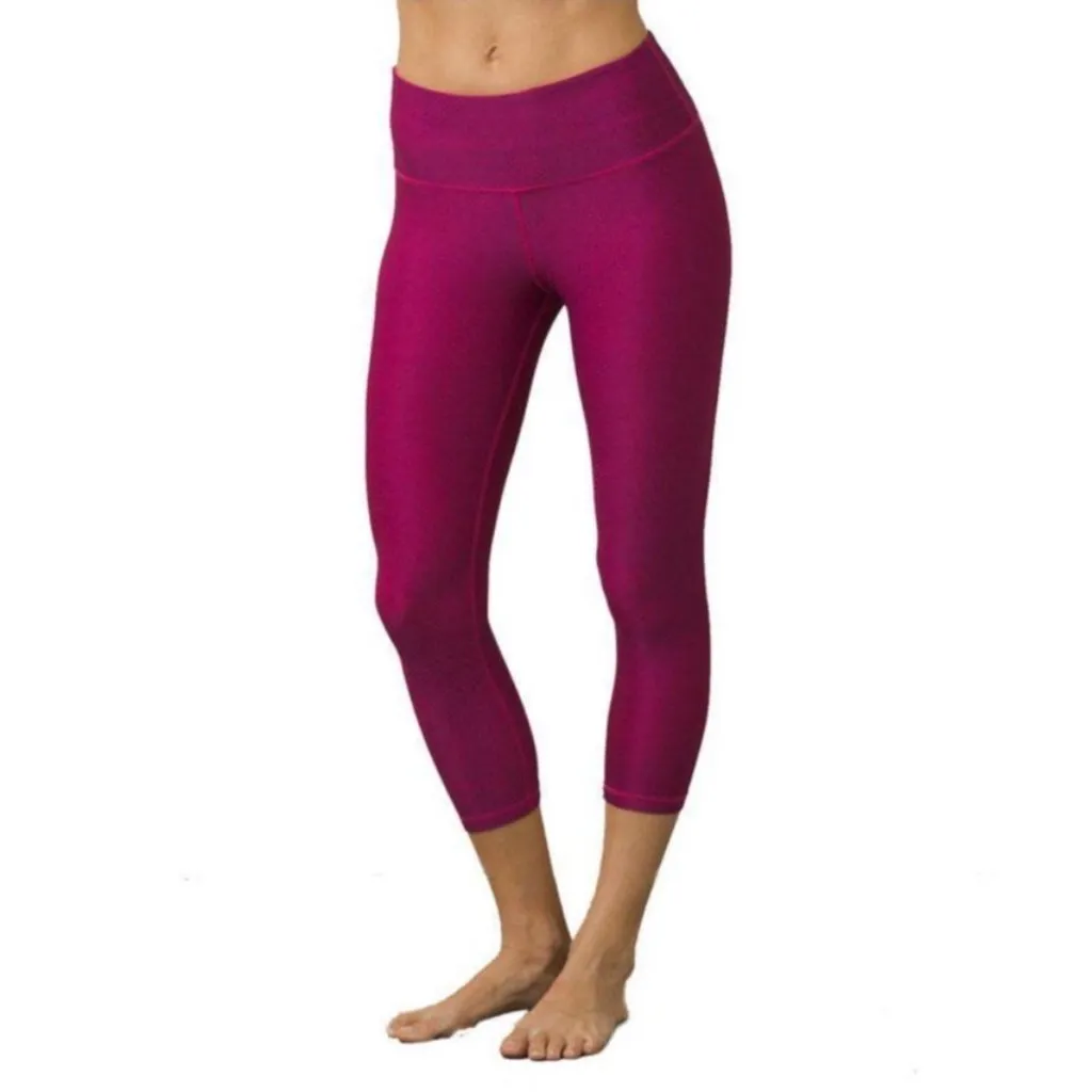 Prana Misty Capri Size XS Grapevine Geo Legging Purple Mid Rise Tights Yoga - Image 11