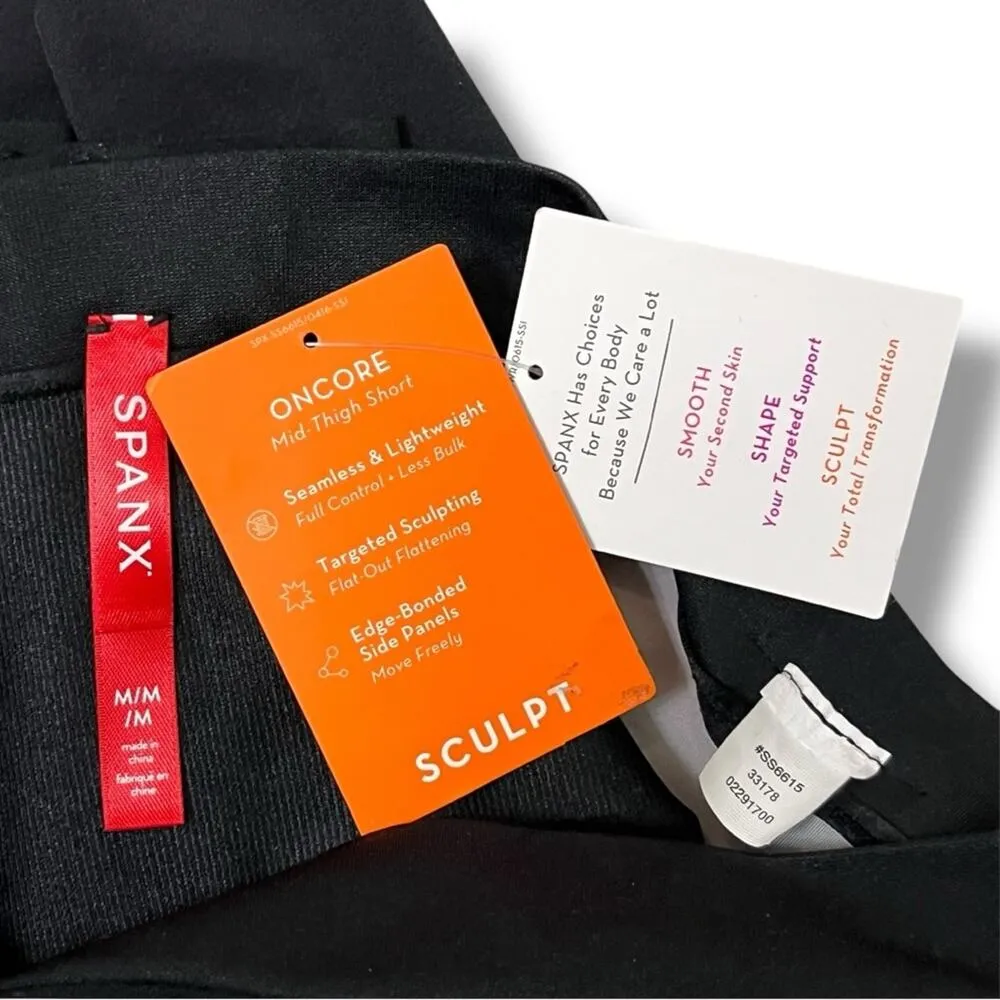 SPANX sculpt OnCore mid thigh short shapewear control NWT - Image 11