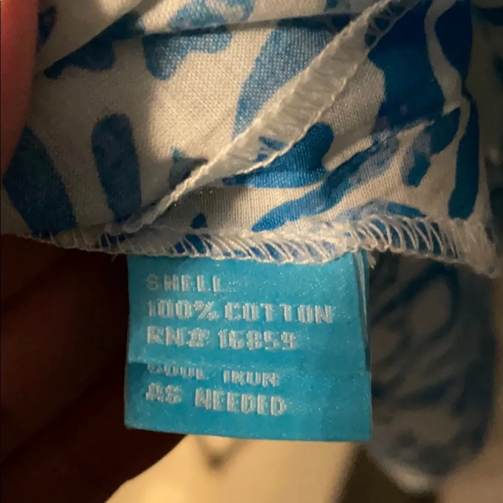 J. McLaughlin White & Blue Cotton Tunic size XS - Image 7