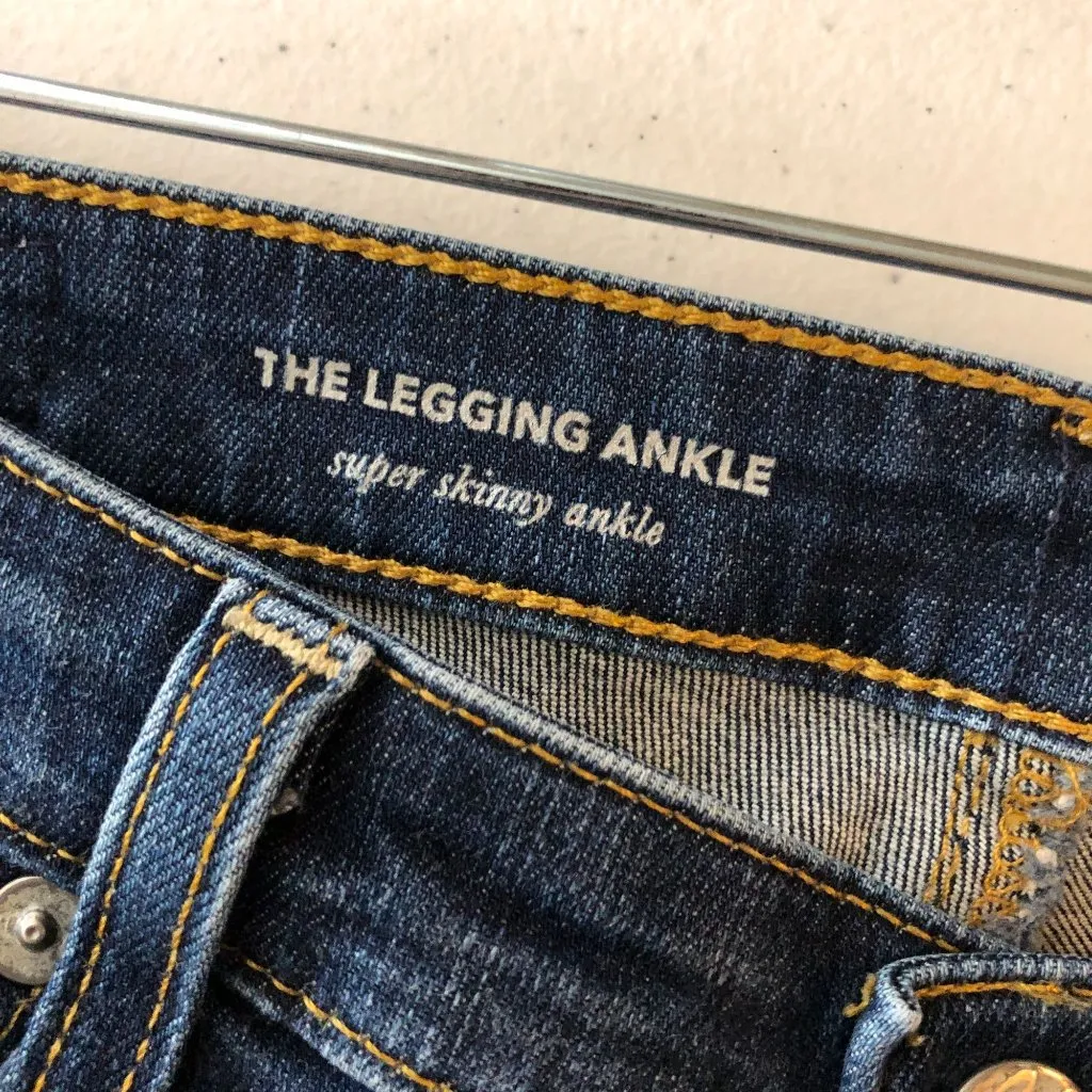 AG Adriano Goldschmied The Legging Ankle Super Skinny Jeans Dark Wash Womens 27R - Image 4