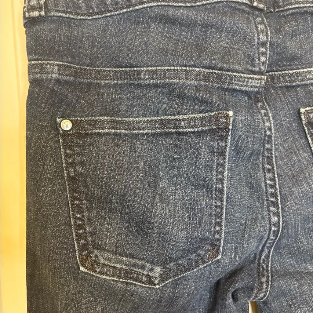 Pilcro and the Letterpress Superscript Bootcut Jeans 27 Dark Wash Denim - Image 8