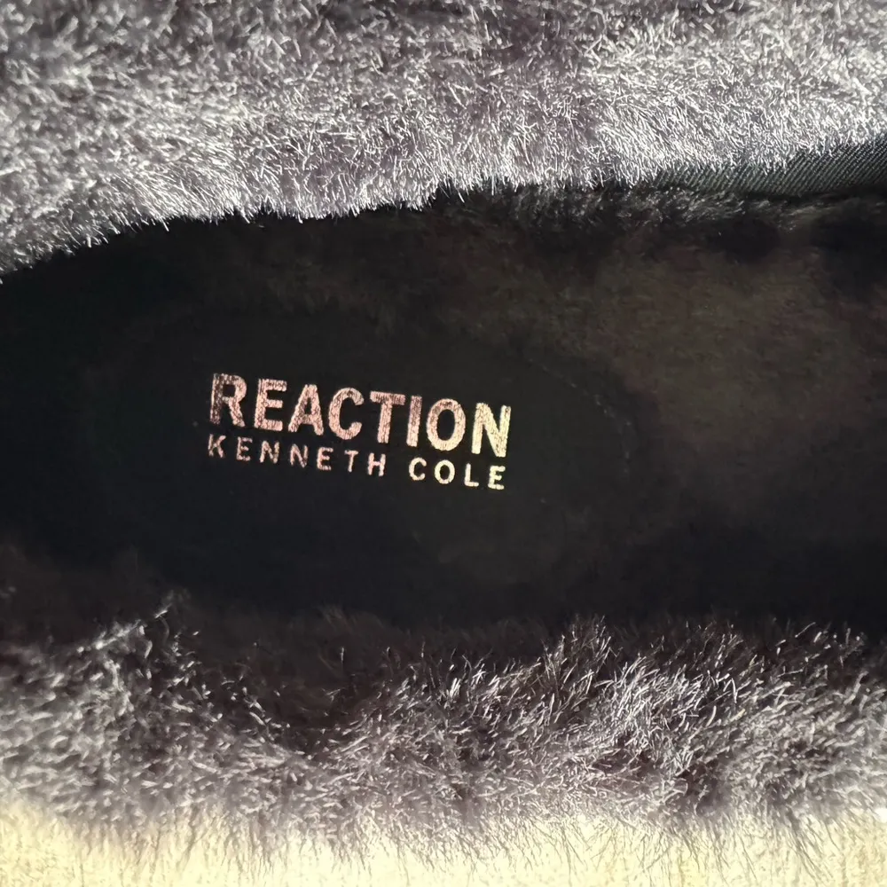 Kenneth Cole Reaction Cari Faux Fur Jewel Jogger Women’s Sneaker Size 11 Black - Image 4