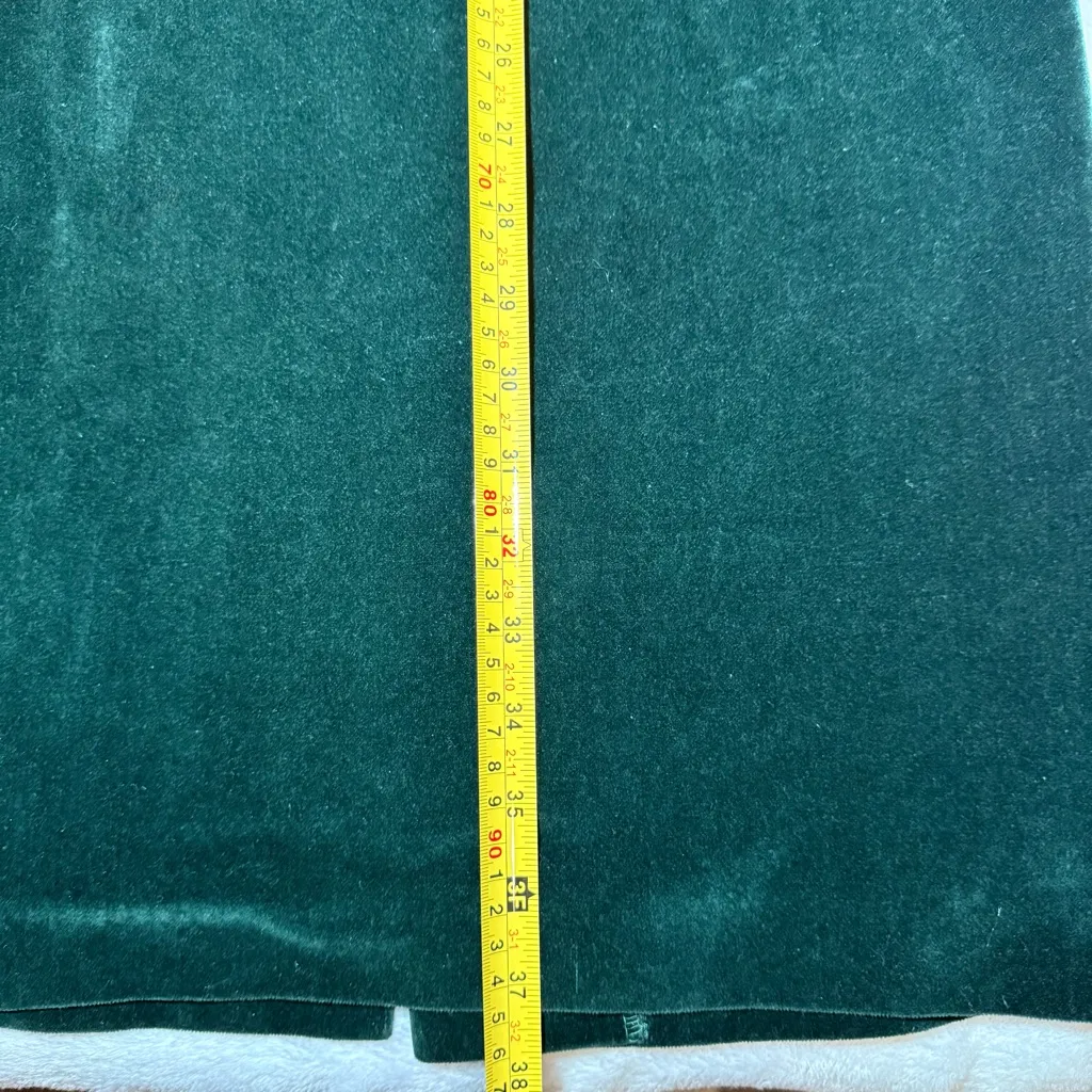 Vintage Emerald Velvet Noble Court Skirt Suit Renaissance Faire Fantasy Cosplay Green Size 2 - Image 13