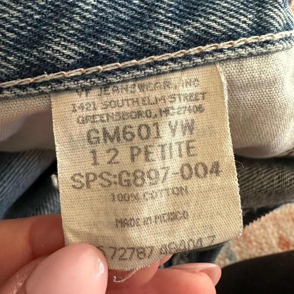 Vintage GITANO high rise mom Jeans medium wash size 12P Blue - Image 5