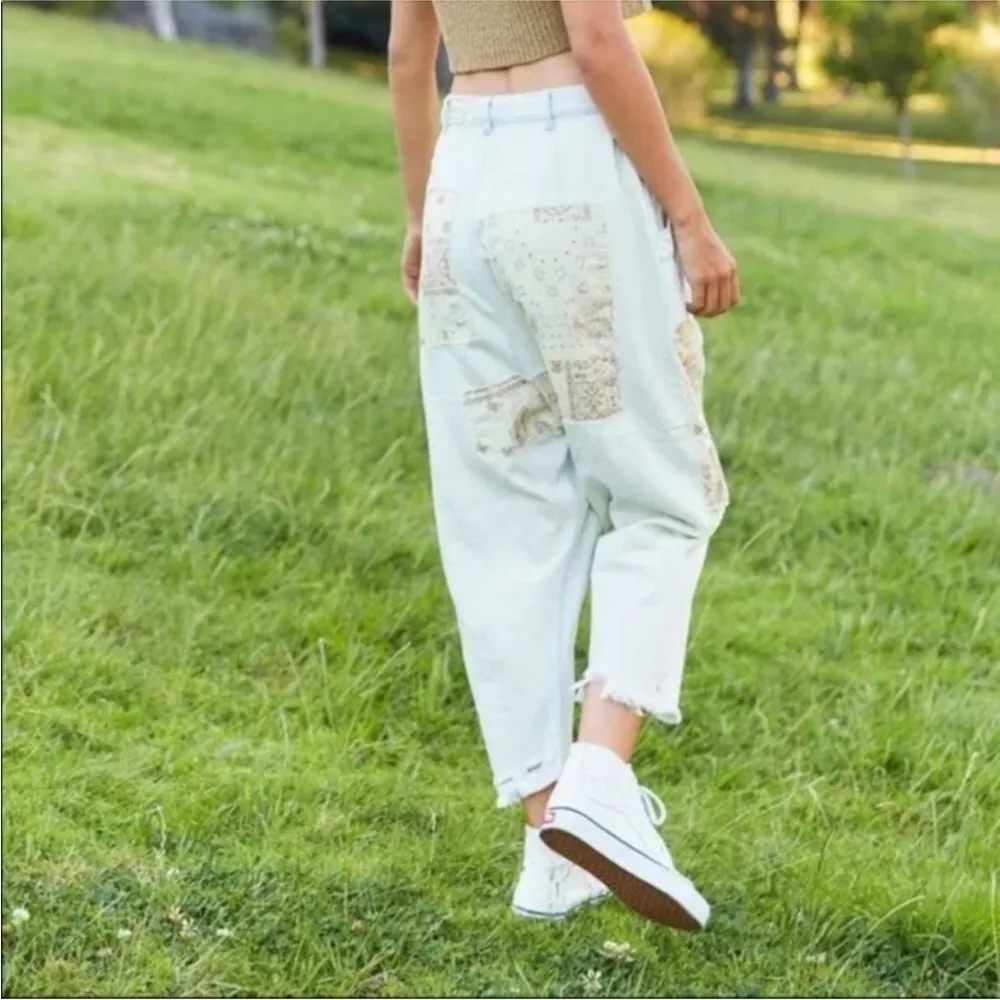 Free People North Star Patched Harem Jeans - Image 2