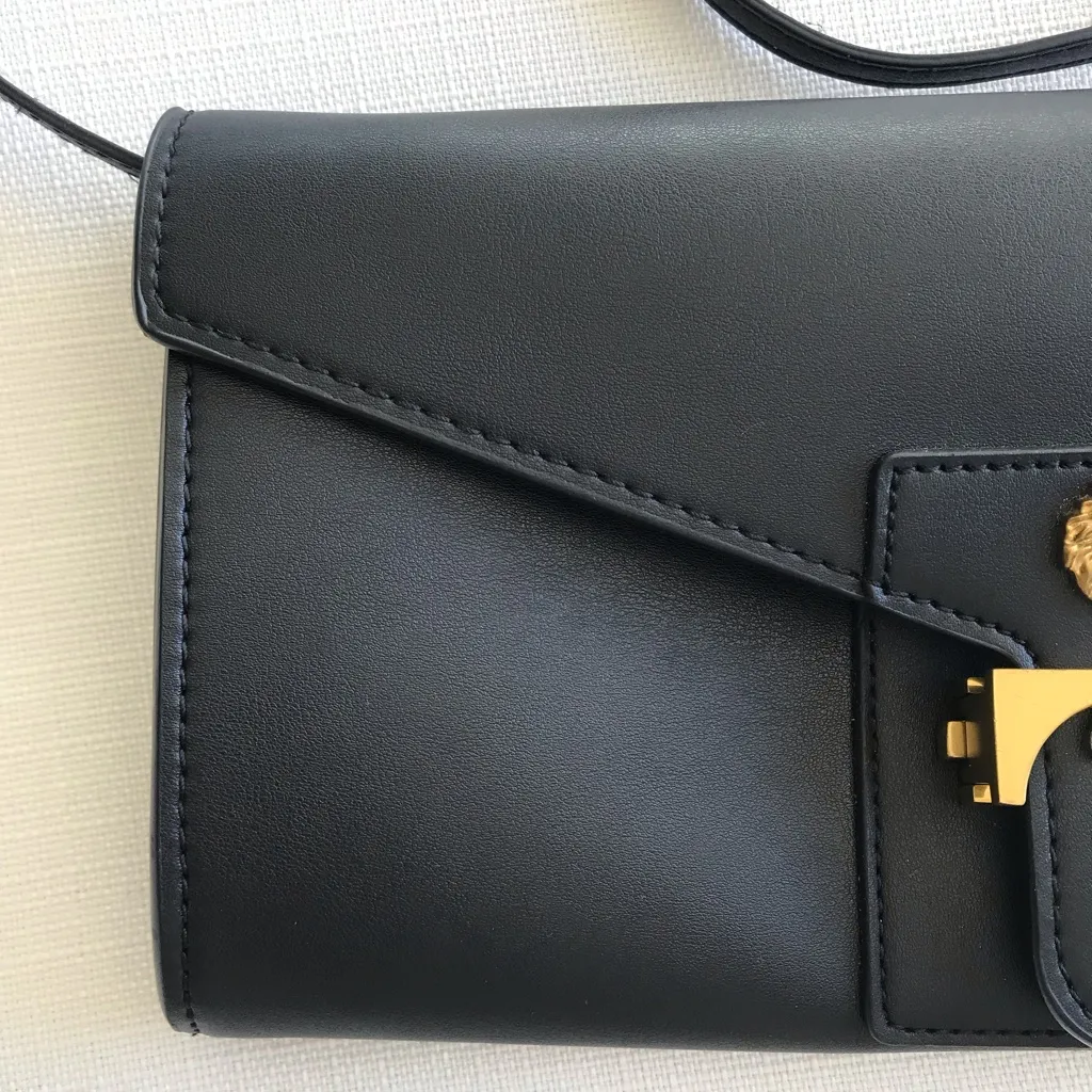 Christy Lion Medallion Envelope Clutch Crossbody - Image 3