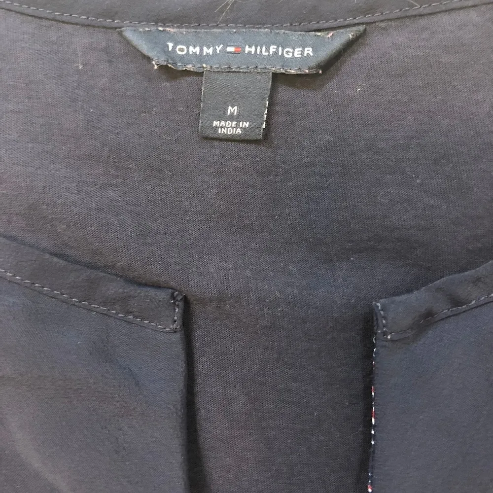 Tommy Hilfiger Top Sleeveless Paisley Geometric Print Ruffled Size Medium - Image 5