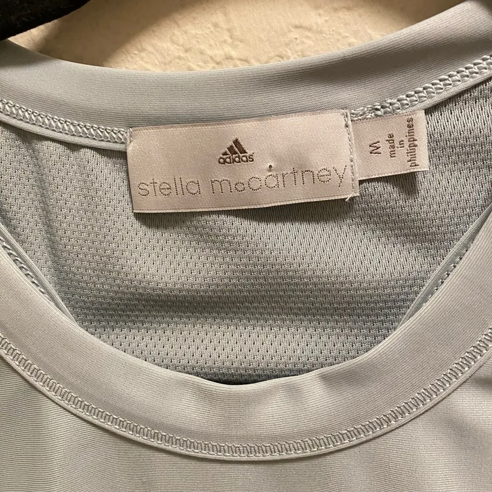 Adidas by Stella McCartney Tech Fit Grey & Red Floral Active Tank Size M Gray Size M - Image 6