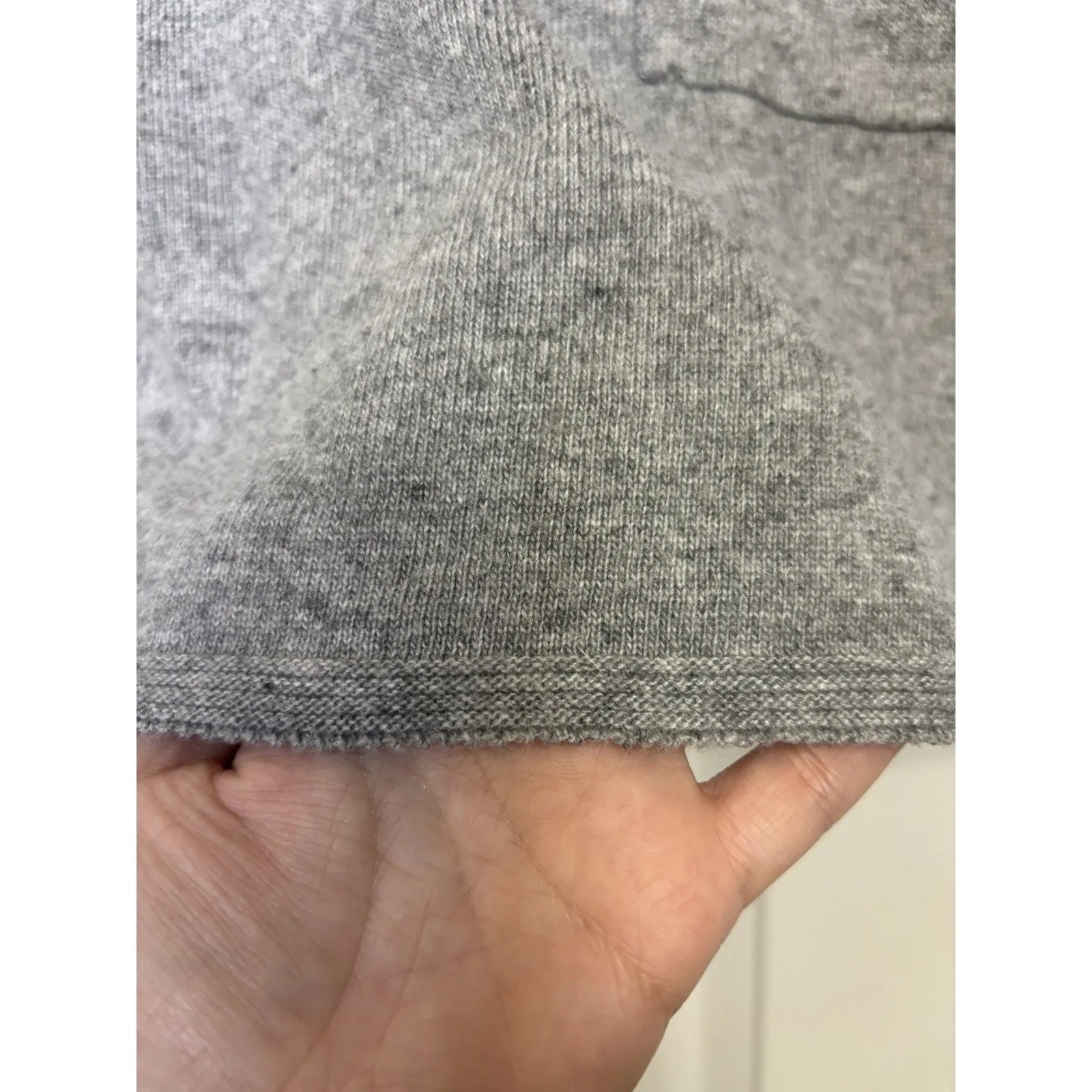 Soft Surroundings Angora Blend Gray Tunic Mini Sweater Dress Size Small Cozy - Image 5