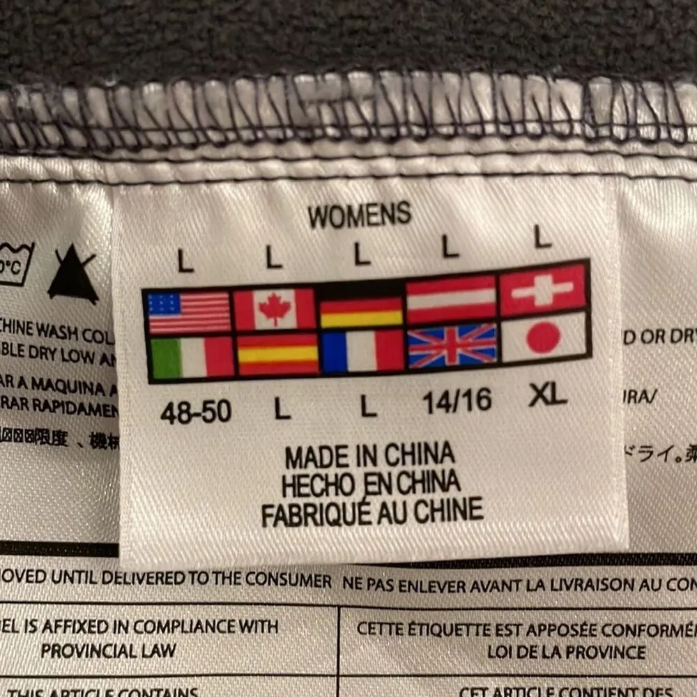 Spyder  Womens Grey Transport Softshell Jacket Size Large Full Zip Branded - Image 9