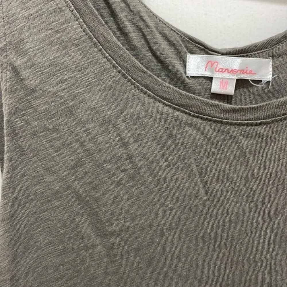 Maronie Taupe Loose Fit Hi/Low Tank Top Size M - Image 7