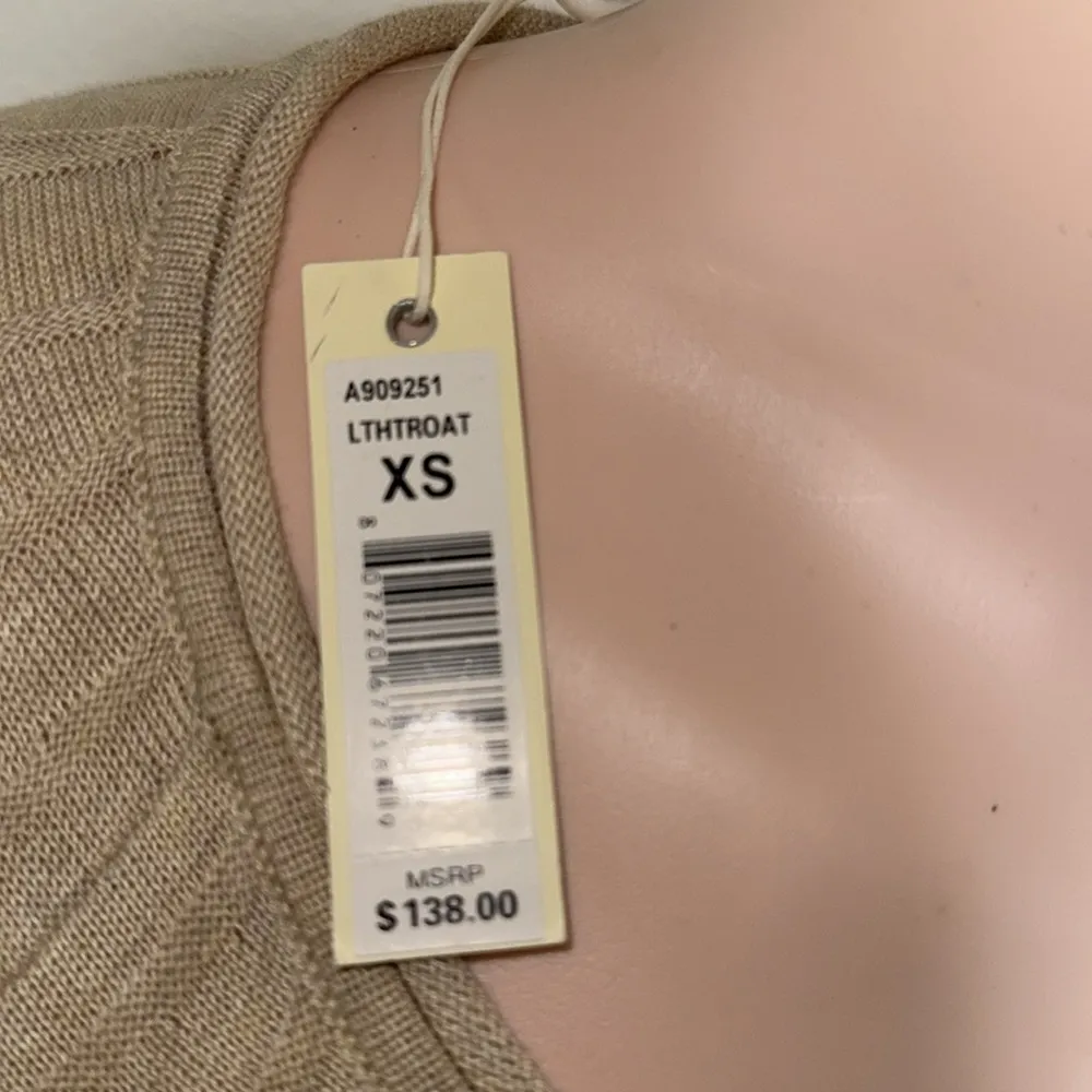 MAX STUDIO NWT A-LINE SWEATERDRESS PLEATED woman size XS - Image 3