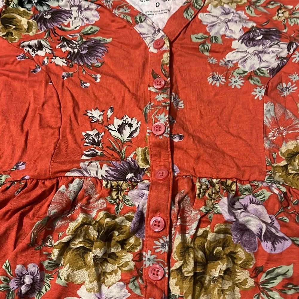 Torrid Floral Baby Doll Top Size Large NWT - Image 2