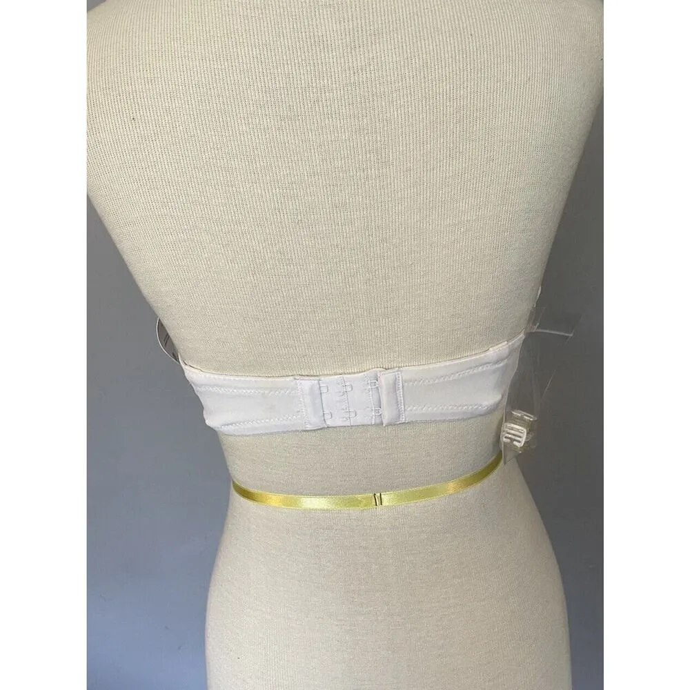 Maidenform Strapless Bra Women's 34D “One Fabulous Fit” White Straps Included - Image 9
