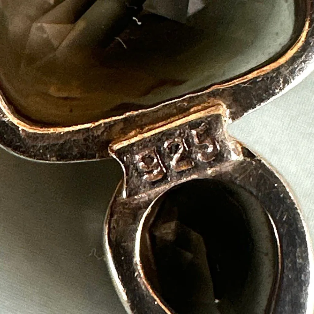 Arya Sterling Silver Smoky Quartz Pendant necklace - Image 8