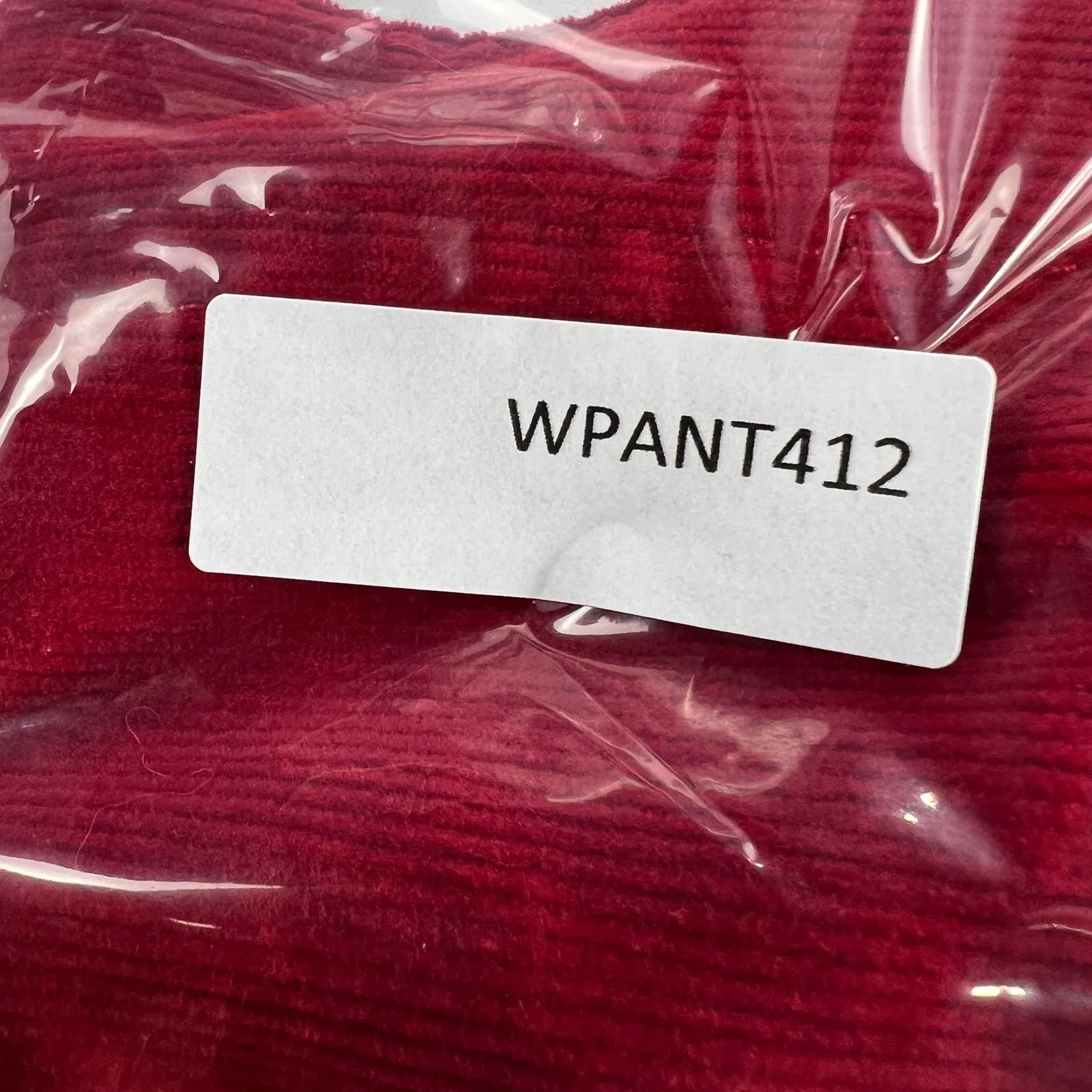 Talbots High Waist Straight Leg Corduroy Jeans Pants Cherry Red Size 14 - Image 11