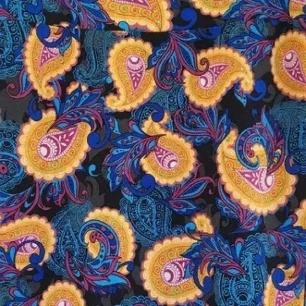 LuLaRoe Vibrant Bohemian Paisley Floral Print Cassie Pencil Skirt Size S Small - Image 6