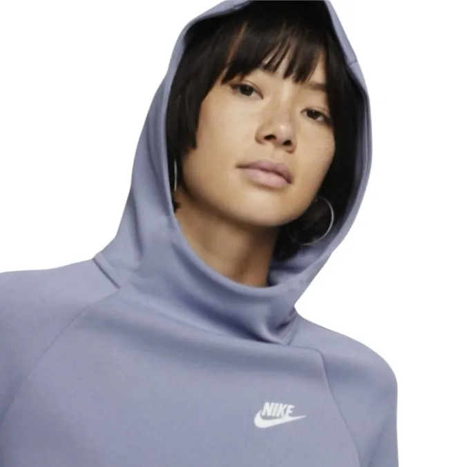 Nike Sportswear Tech Fleece Hoodie Womens Size xs activewear blue streetwear - Image 5
