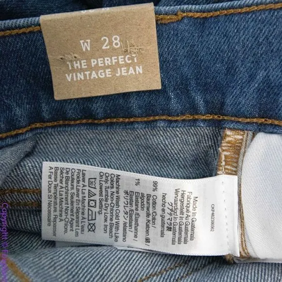 NEW Madewell Perfect Vintage Straight Jean‎ in Mayfield Wash, NG251, 28 - Image 16