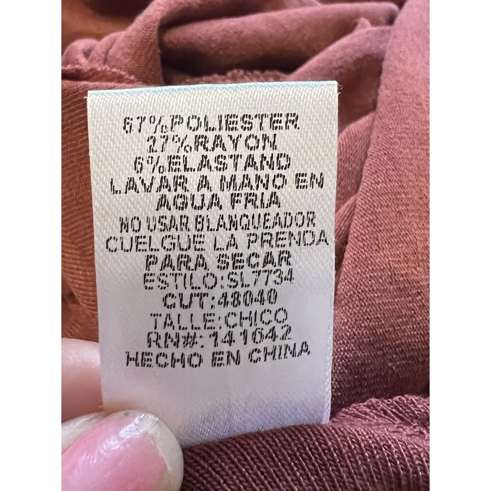 Anthropologie She + Sky Pullover Womens Size Small Peasant Open Back Blouse City - Image 10